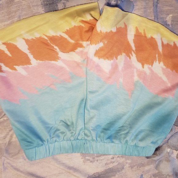 Tie-dye long sleeve short set sx sm - Picture 7 of 8